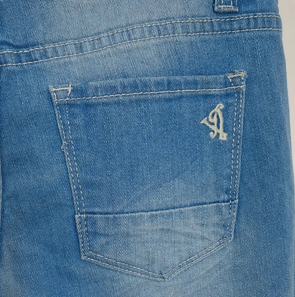 VIP Jeans Juniors Size 5/6 Jeans Skinny Distressed Destroyed - Picture 5 of 10